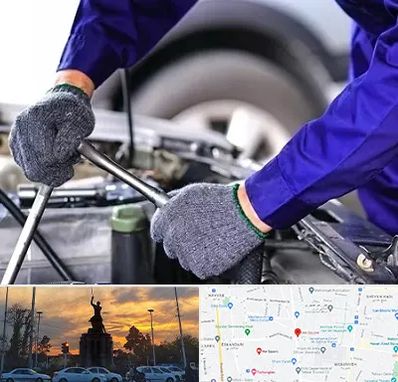 کارشناس سلامت خودرو در میدان حر