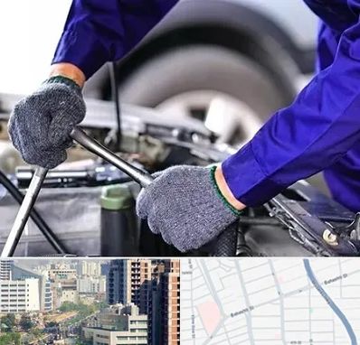 کارشناس سلامت خودرو در خیابان بهشتی