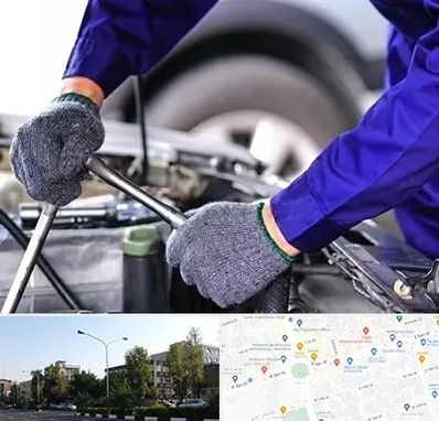 کارشناس سلامت خودرو در میدان کاج