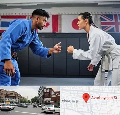 باشگاه دفاع شخصی در خیابان آذربایجان