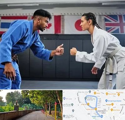 باشگاه دفاع شخصی در فلکه گاز رشت