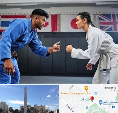 باشگاه دفاع شخصی در فلکه گاز شیراز