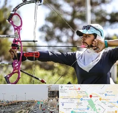 باشگاه تیراندازی با کمان در بلوار توس مشهد