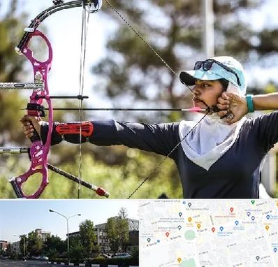 باشگاه تیراندازی با کمان در میدان کاج