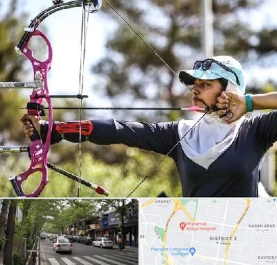 باشگاه تیراندازی با کمان در ظفر 