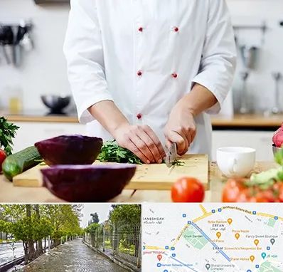 تهیه غذا در خیابان ارم شیراز