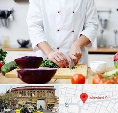تهیه غذا در مولوی