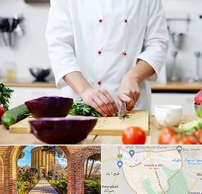 تهیه غذا در شهر ری