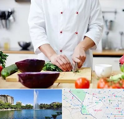 تهیه غذا در کوهسنگی مشهد