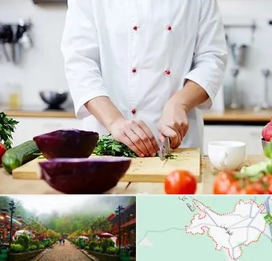 تهیه غذا در فومن