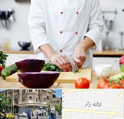 تهیه غذا در لاله زار