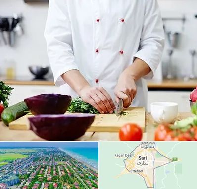 تهیه غذا در ساری