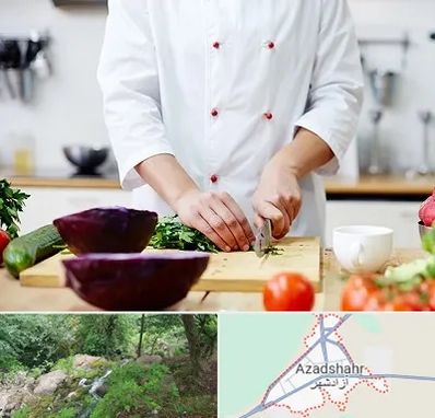 تهیه غذا در آزادشهر