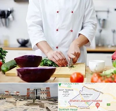 تهیه غذا در حکیمیه 