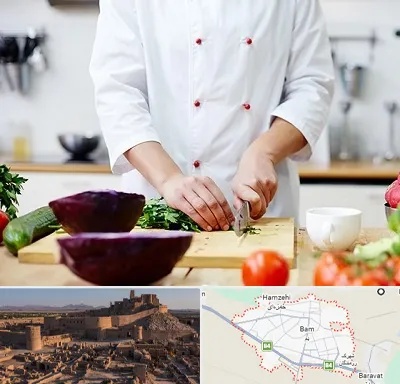تهیه غذا در بم