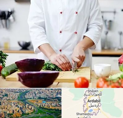 تهیه غذا در اردبیل