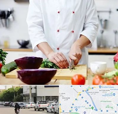 تهیه غذا در قدوسی شرقی شیراز