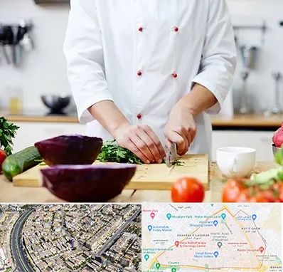 تهیه غذا در شهرک غرب مشهد