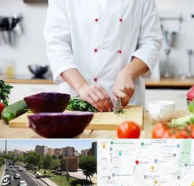 تهیه غذا در شهرک آزمایش