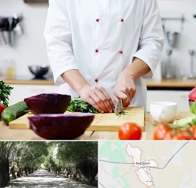 تهیه غذا در باغستان