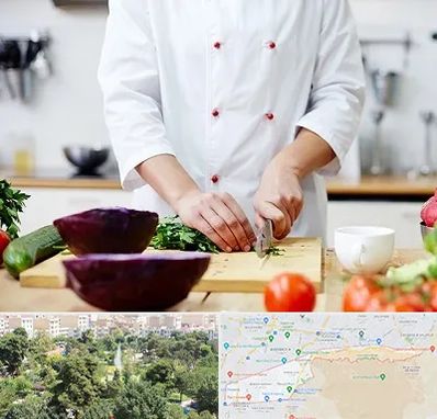 تهیه غذا در منطقه 13 تهران