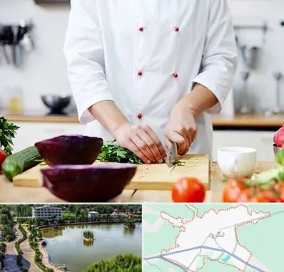 تهیه غذا در لنگرود