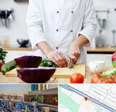 تهیه غذا در لاله پارک تبریز