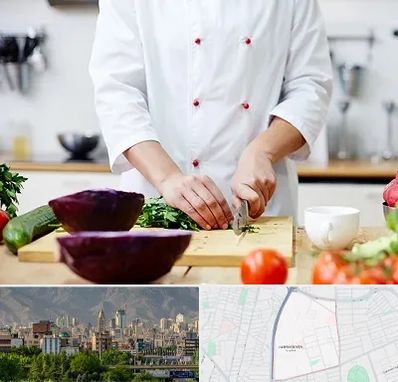 تهیه غذا در جمشیدیه