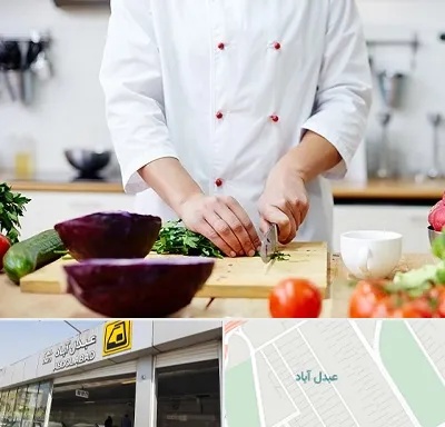 تهیه غذا در عبدل آباد