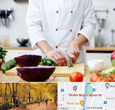 تهیه غذا در چهارباغ اصفهان