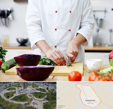 تهیه غذا در ورامین