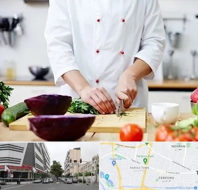 تهیه غذا در بلوار فردوس 