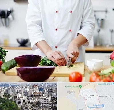 تهیه غذا در ولنجک 