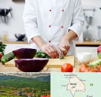 تهیه غذا در آمل