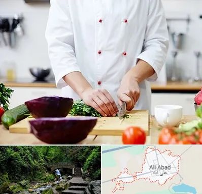 تهیه غذا در علی‌ آباد کتول