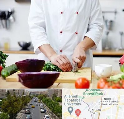 تهیه غذا در شهران 