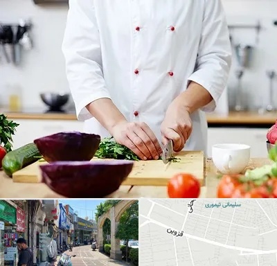 تهیه غذا در خیابان قزوین