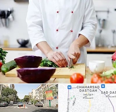 تهیه غذا در چهارصد دستگاه