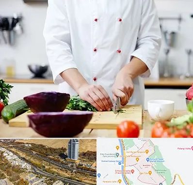 تهیه غذا در خیابان نیایش شیراز