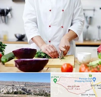 تهیه غذا در شهرک گلستان شیراز