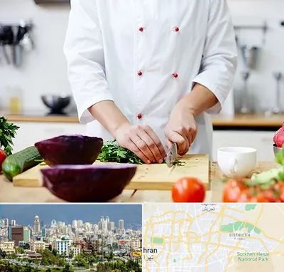 تهیه غذا در شرق تهران 
