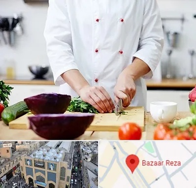 تهیه غذا در بازار رضا مشهد