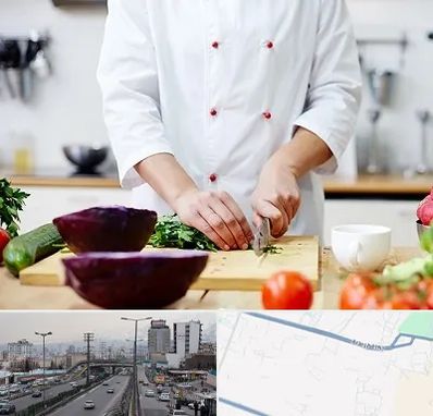 تهیه غذا در بلوار ارتش