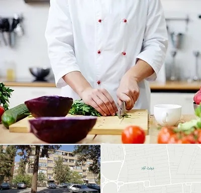 تهیه غذا در دولت آباد