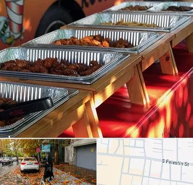 کیترینگ در خیابان فلسطین