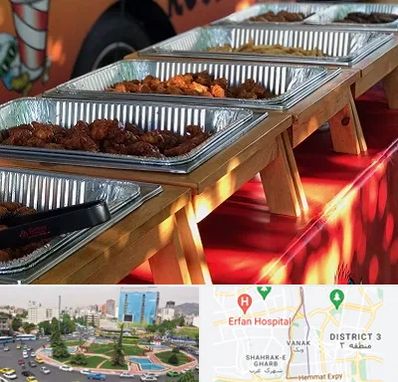 کیترینگ در ونک 