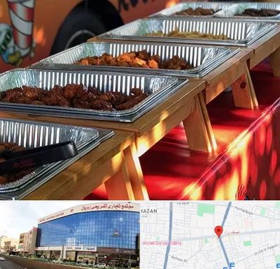 کیترینگ در نصف راه تبریز