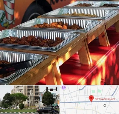 کیترینگ در میدان فردوسی تهران