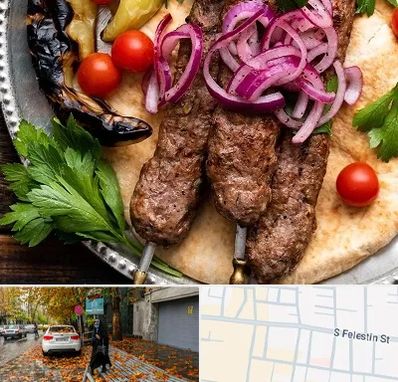 کبابی در خیابان فلسطین