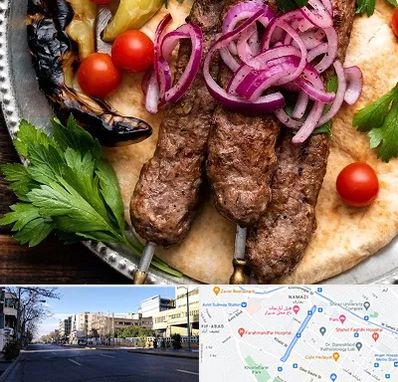 کبابی در خیابان ملاصدرا شیراز